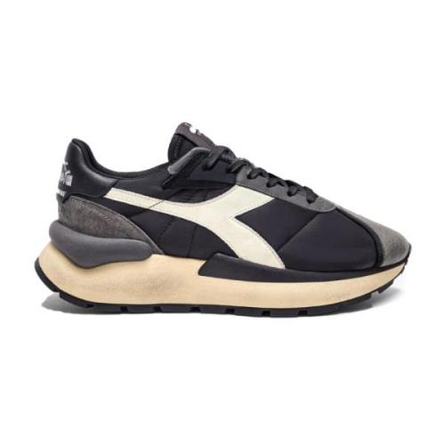 Zwarte Mercury Elite Sneakers Diadora , Black , Unisex