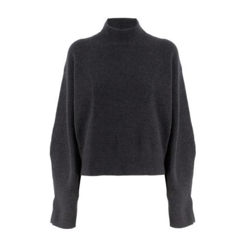 Wrap-around jumper met lichtgevende juweel Brunello Cucinelli , Black ...