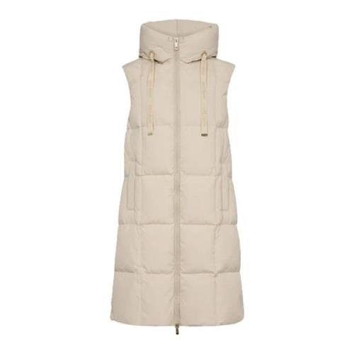 Grijze donzen vestjas MOS Mosh , Beige , Dames