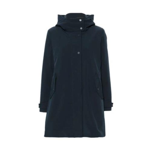 Blauwe Tech Softshell Afneembare Jas Woolrich , Blue , Dames