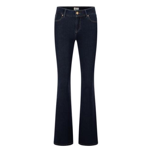 Bootcut Denim Jeans Seductive , Blue , Dames