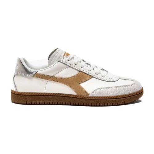 Retro Terrasstijl Sneakers Diadora , White , Dames