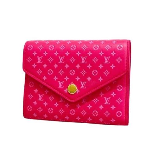 Pre-owned Fabric wallets Louis Vuitton Vintage , Pink , Dames