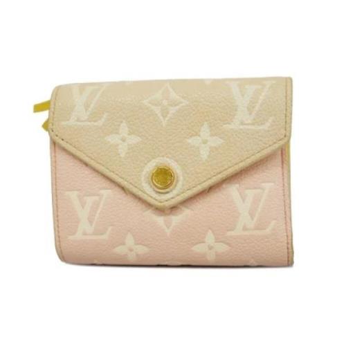 Pre-owned Fabric wallets Louis Vuitton Vintage , Beige , Dames