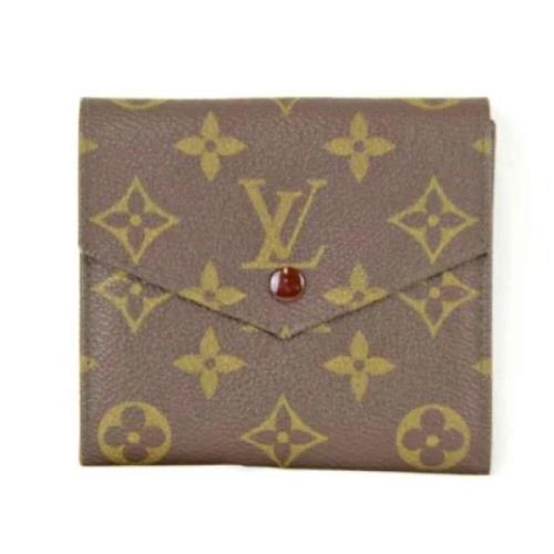 Pre-owned Canvas wallets Louis Vuitton Vintage , Brown , Dames