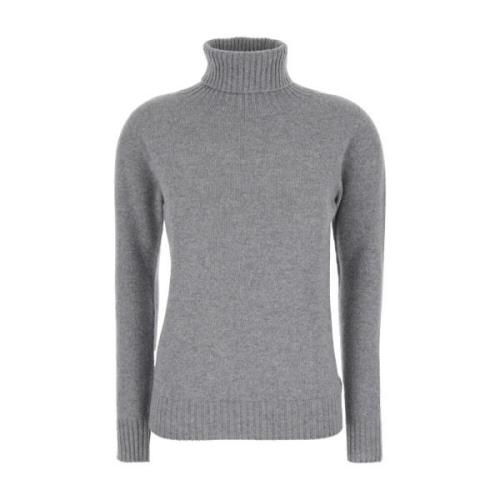 Luxe Grijze Cashmere Coltrui Mauro Grifoni , Gray , Dames