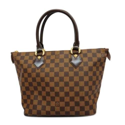 Pre-owned Fabric louis-vuitton-bags Louis Vuitton Vintage , Brown , Da...