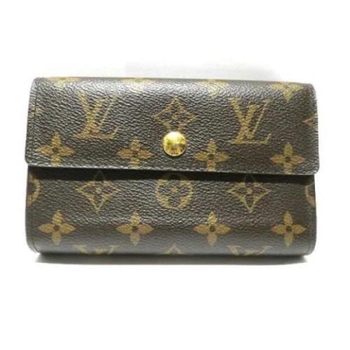 Pre-owned Fabric wallets Louis Vuitton Vintage , Brown , Dames