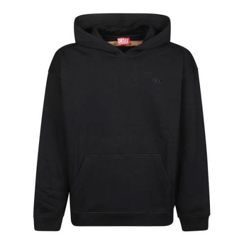 Bleach Sweatshirt Diesel , Black , Heren