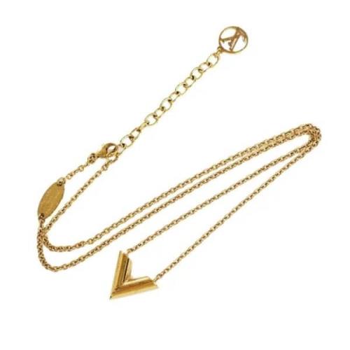 Pre-owned Metal louis-vuitton-jewelry Louis Vuitton Vintage , Yellow ,...