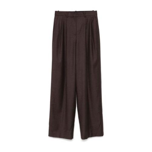 Bruine Broek voor Vrouwen Aw24 Theory , Brown , Dames