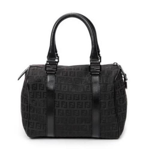 Pre-owned Canvas handbags Fendi Vintage , Black , Dames