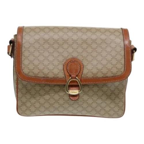 Pre-owned Canvas celine-bags Celine Vintage , Beige , Dames