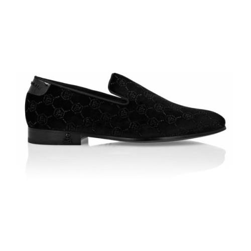 Stijlvolle heren loafers Philipp Plein , Black , Heren