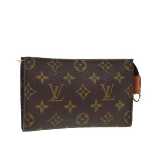 Pre-owned Canvas pouches Louis Vuitton Vintage , Brown , Dames