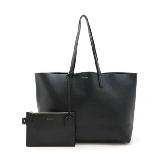 Pre-owned Leather shoulder-bags Yves Saint Laurent Vintage , Black , D...