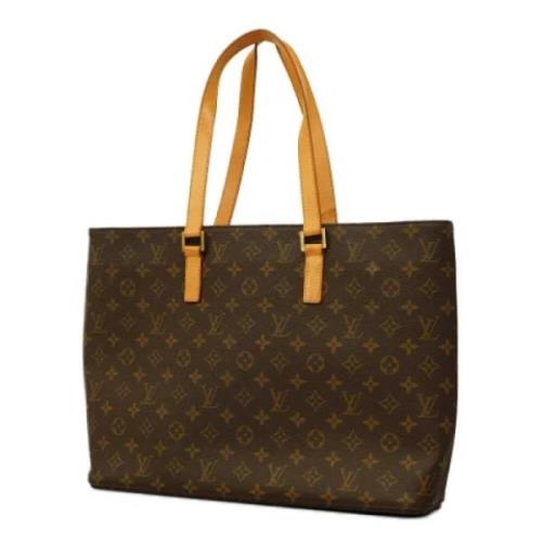 Pre-owned Fabric louis-vuitton-bags Louis Vuitton Vintage , Brown , Da...