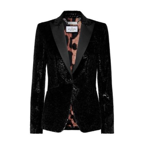 Unieke Dames Blazer, Verhoog Je Stijl Philipp Plein , Black , Dames