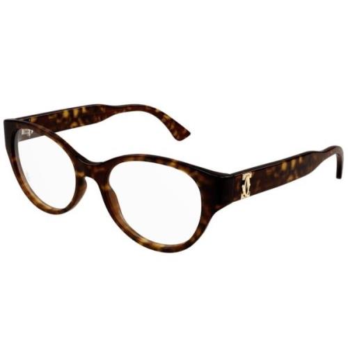 Stijlvolle Brilmonturen Verbeteren Uw Look Cartier , Brown , Unisex