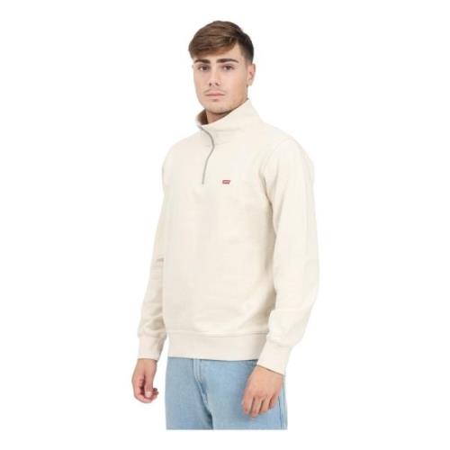 Originele Housemark Half-Zip Sweatshirt in Beige Levi's , Beige , Here...