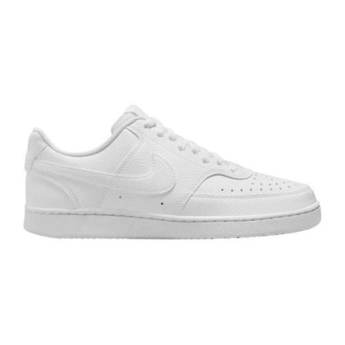 Vision Lo Sneakers Synthetische Rubberen Zool Nike , White , Heren