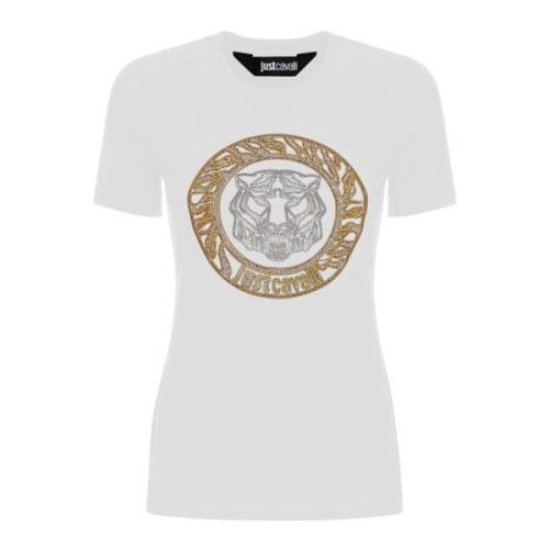 Witte T-shirts en Polos Just Cavalli , White , Dames