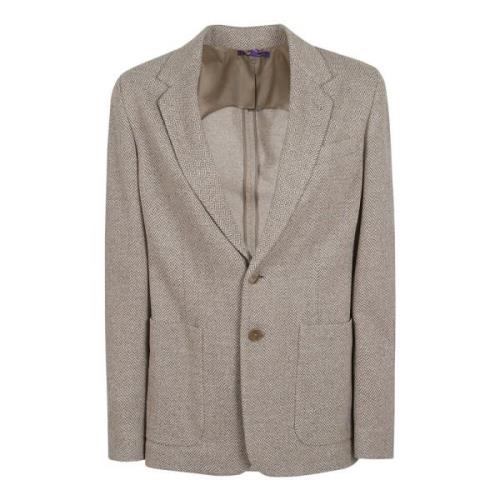 Grijze Blazer voor Vrouwen Aw24 Ralph Lauren , Gray , Dames