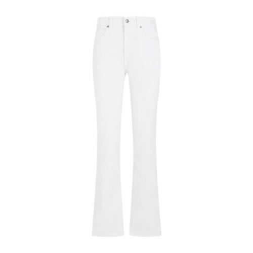 Witte hoge taille katoenen broek Tom Ford , White , Dames