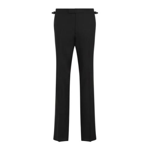 Zwarte Broek voor Mannen Aw24 Tom Ford , Black , Heren