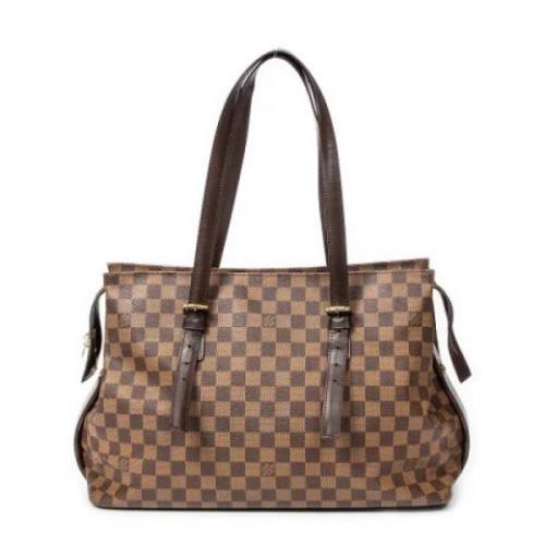 Pre-owned Coated canvas shoulder-bags Louis Vuitton Vintage , Brown , ...