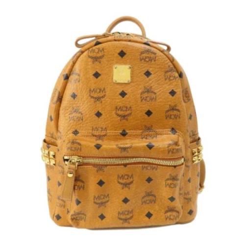 Pre-owned Canvas backpacks MCM Pre-owned , Brown , Dames