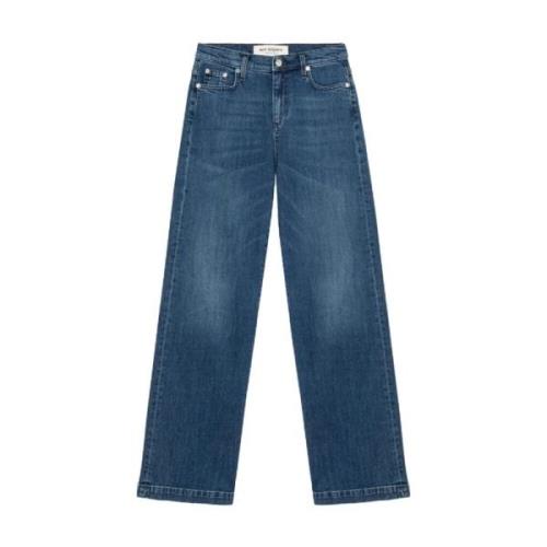 Blauwe Denim Flare Jeans Aw24 Roy Roger's , Blue , Dames