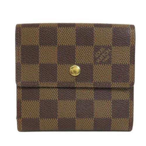 Pre-owned Canvas wallets Louis Vuitton Vintage , Brown , Dames