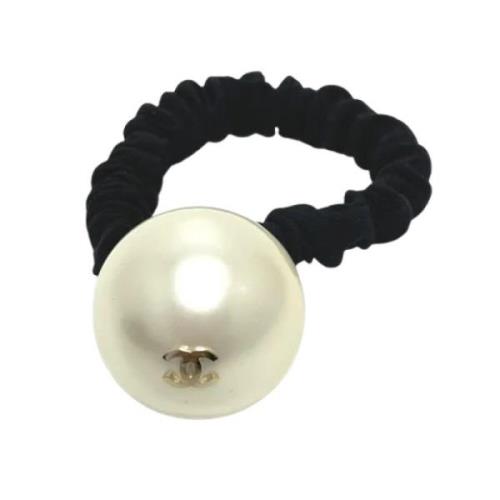 Pre-owned Fabric hair-accessories Chanel Vintage , Black , Dames