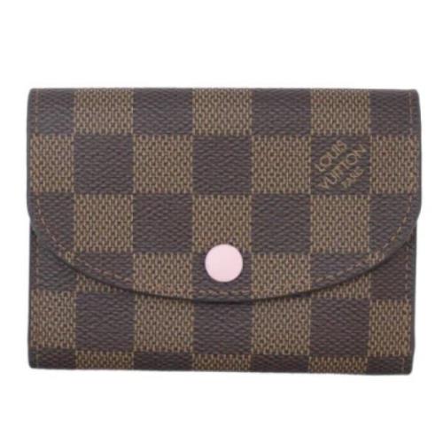 Pre-owned Fabric wallets Louis Vuitton Vintage , Brown , Dames