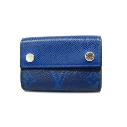 Pre-owned Fabric wallets Louis Vuitton Vintage , Blue , Dames