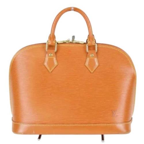 Pre-owned Leather louis-vuitton-bags Louis Vuitton Vintage , Orange , ...