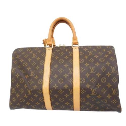 Pre-owned Fabric louis-vuitton-bags Louis Vuitton Vintage , Brown , Da...