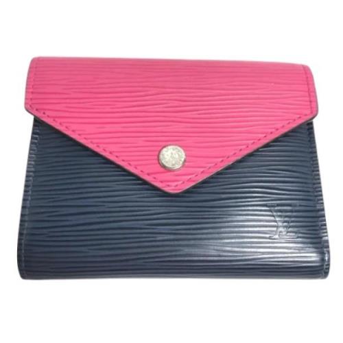 Pre-owned Leather wallets Louis Vuitton Vintage , Pink , Dames