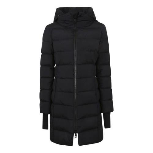 Zwarte jas voor vrouwen Aw24 Herno , Black , Dames