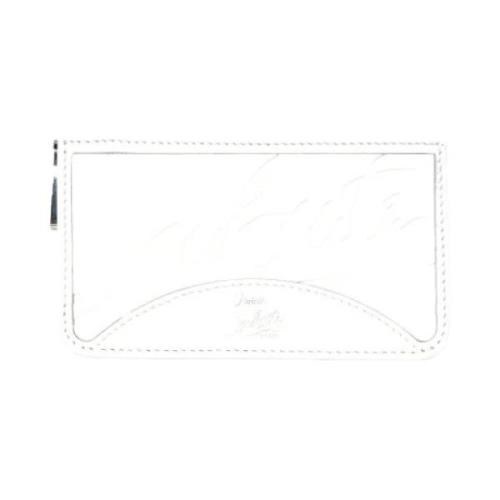 Pre-owned Leather wallets Christian Louboutin Pre-owned , White , Dame...