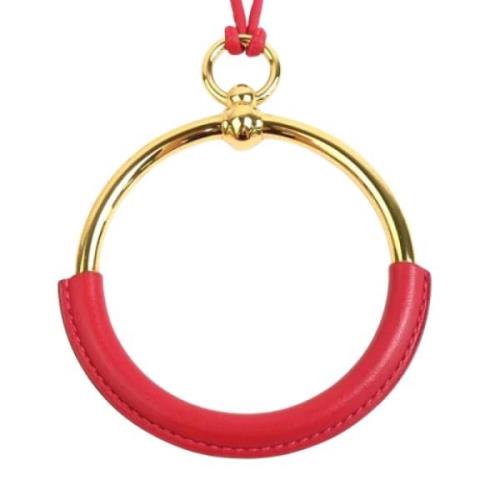 Pre-owned Metal hermes-jewelry Hermès Vintage , Red , Dames