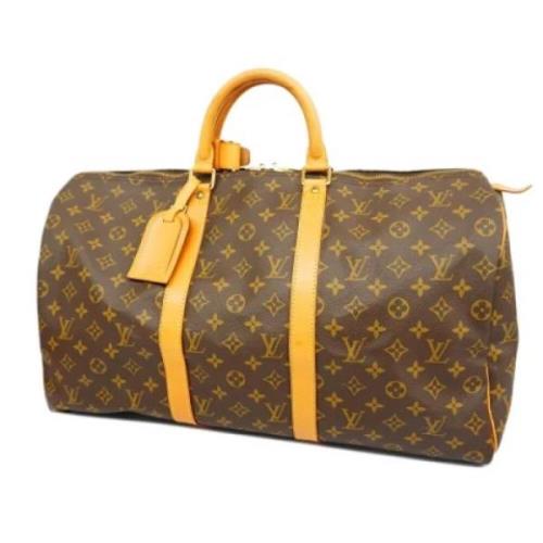 Pre-owned Fabric louis-vuitton-bags Louis Vuitton Vintage , Brown , Da...