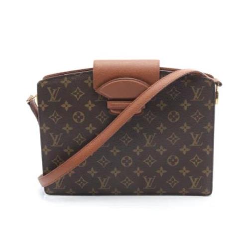 Pre-owned Leather louis-vuitton-bags Louis Vuitton Vintage , Brown , D...