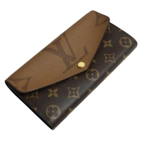 Pre-owned Canvas wallets Louis Vuitton Vintage , Brown , Dames