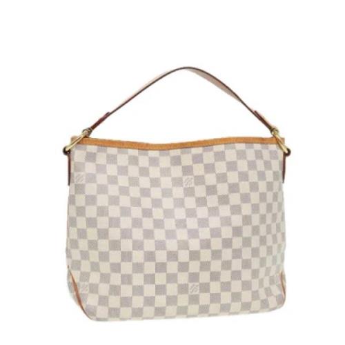 Pre-owned Canvas louis-vuitton-bags Louis Vuitton Vintage , White , Da...