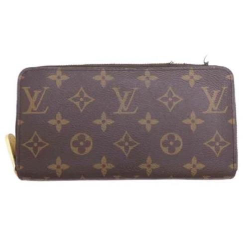 Pre-owned Canvas wallets Louis Vuitton Vintage , Brown , Dames