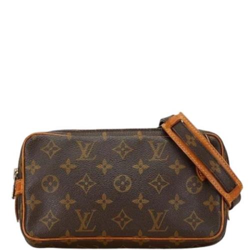 Pre-owned Leather louis-vuitton-bags Louis Vuitton Vintage , Brown , D...