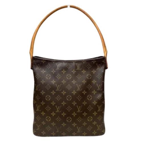 Pre-owned Fabric louis-vuitton-bags Louis Vuitton Vintage , Brown , Da...