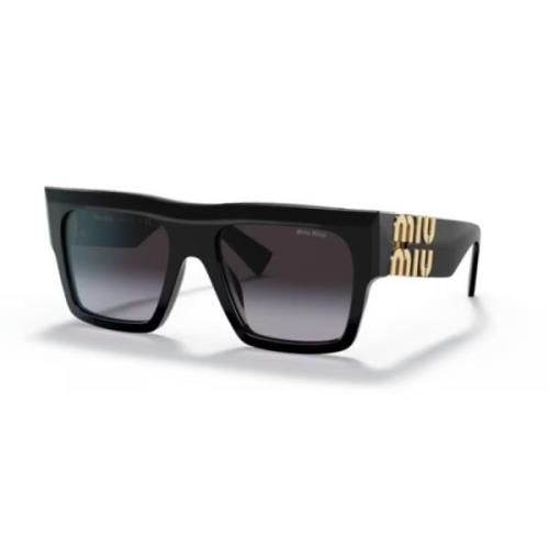 Elegante zonnebril voor jouw stijl Miu Miu , Black , Unisex